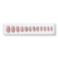 Static Nails Peony Round Reusable Pop-On Manicures
