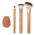 EcoTools Precious Metals Face Blend + Sculpt Brush & Sponge Set