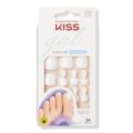 Kiss This is Classic Gel Fantasy Fake Toenails