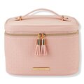 Tartan + Twine Pink Embossed Deluxe Train Case