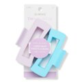 GIMME beauty Thick Hair - Purple & Blue Rectangular Claw Clips